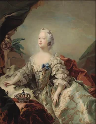 Luisa, prima regina di Federico V, nelle vesti dell
