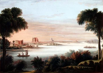 Veduta di Schwerin, sera