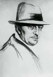 Ritratto di Dario Niccodemi (1874-1934), drammaturgo e scrittore italiano