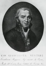 Ritratto di Giovanni Battista Venturi (1746-1822), fisico, diplomatico e storico della scienza italiano, scopritore dell