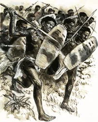 Tribù abissine attaccano il forte di Gura nel 1875