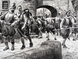 La storia della Francia - soldati in massa a Parigi