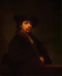 Copia del ritratto di Rembrandt di se stesso
