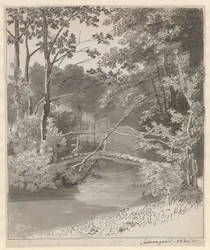 Ponte nel giardino di Sanderumgaard