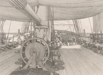 Ponte di una nave da guerra
