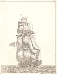 Una brigantina nordamericana