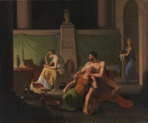 Il ritorno di Ulisse. Scena dall