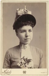 Ritratto di donna, anni 1880-1890 (foto)