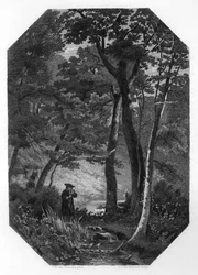 Herman Boerhaave, botanico, umanista e medico olandese del XVII-XVIII secolo, c1870