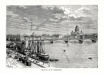 Il fiume Neva, San Pietroburgo