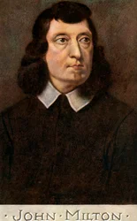John Milton 1608-1674, poeta inglese, inizio XX secolo