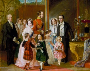 Thomas Younghusband e la sua famiglia incontrano la regina Vittoria e la sua famiglia al Crystal Palace