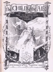 Design della pagina del titolo, da The Child of the Air pubblicato da Duckworth