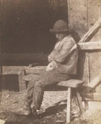 Ragazzo seduto, 1845-50