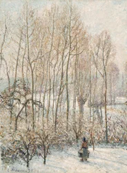 Luce del mattino sulla neve, Eragny-sur-Epte
