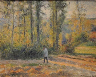 Paesaggio con un cacciatore, Pontoise