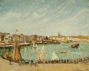 Il sole del pomeriggio, porto esterno di Dieppe
