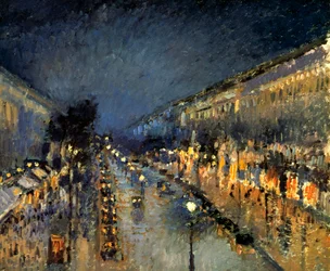Il Boulevard Montmartre di notte, 1897