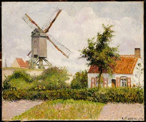 Mulino a vento a Knokke, Belgio, 1894