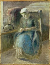 Donna che cuce, 1881