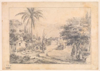 Una strada di villaggio, Caracas, Venezuela