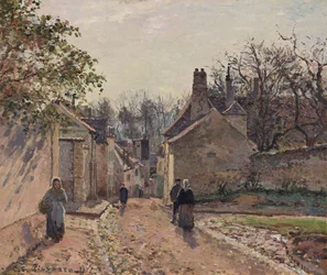 Una strada di villaggio, Louveciennes