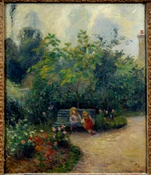 Un angolo di giardino all