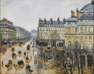 Place du Théâtre Français, Parigi: Pioggia