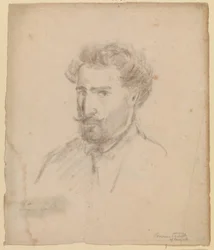 Autoritratto, profilo a tre quarti a sinistra (Caracas (?) 1853/54)
