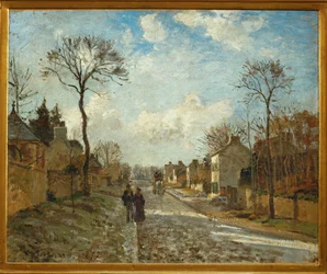 Strada di Louveciennes (olio su tela)