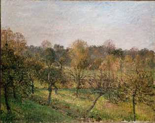 Tramonto a Eragny-sur-Epte, autunno, 1902