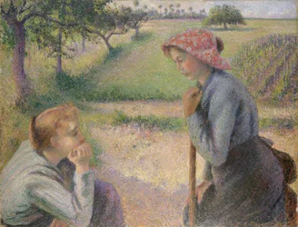 Due giovani contadine
