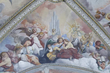 Ciclo di affreschi dedicato alla Vergine, particolare