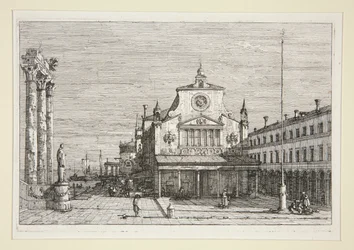 Veduta immaginaria di S. Giacomo Di Rialto, dalla serie Vedute