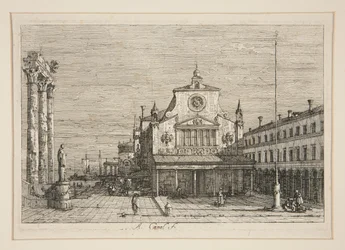 Veduta immaginaria di S. Giacomo di Rialto (serie: Vedute)