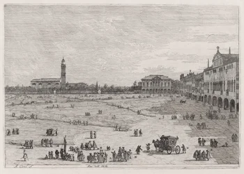 Prato della Valle, dalla serie Vedute