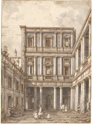Un Cortile Veneziano, nelle Procuratie Nuove