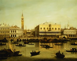 Una Vista del Molo dal Bacino di San Marco, Venezia