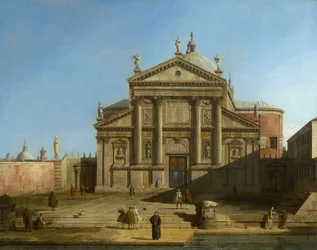 Canaletto - San Giorgio Maggiore in a Capriccio Setting c.1744