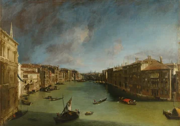 Canal Grande da Palazzo Balbi verso Rialto