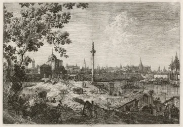 Veduta immaginaria di Padova