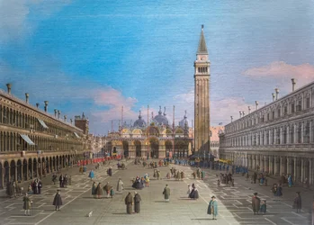 Piazza San Marco con la Basilica, Venezia