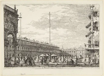 Piazza San Marco con le Procuratie Nuove e San Geminiano