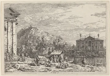 Il mercato a Dolo, c. 1735-1746