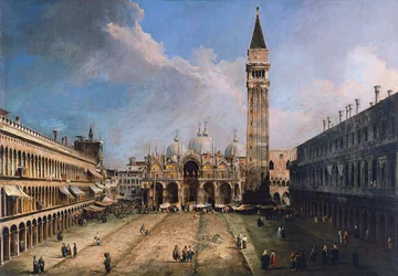 Piazza San Marco a Venezia, ca 1723-1724
