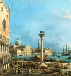 La Piazzetta, Venezia, con il Bacino di S. Marco e l