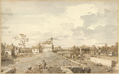 La Porta Portello con il Canale del Brenta a Padova, 1740-1743