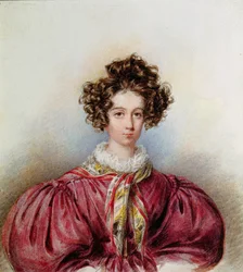 Ritratto di George Sand (1804-76) 1830