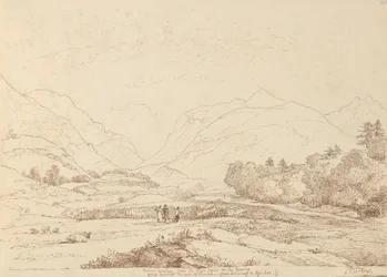 Fiume Laune dalla Strada Alta da Killarney & Aghadoe, 6 Settembre 1841