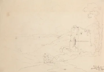 Rovine della chiesa di Walton, Clevedon, 6 settembre 1845